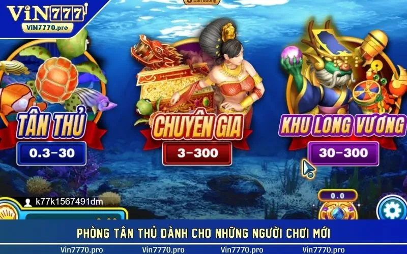 Phòng tân thủ dành cho những người chơi mới