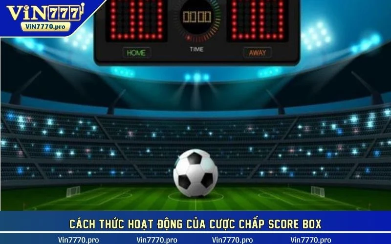 Cách thức hoạt động của cược chấp Score box