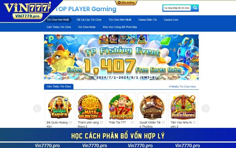 Học cách phân bổ vốn hợp lý